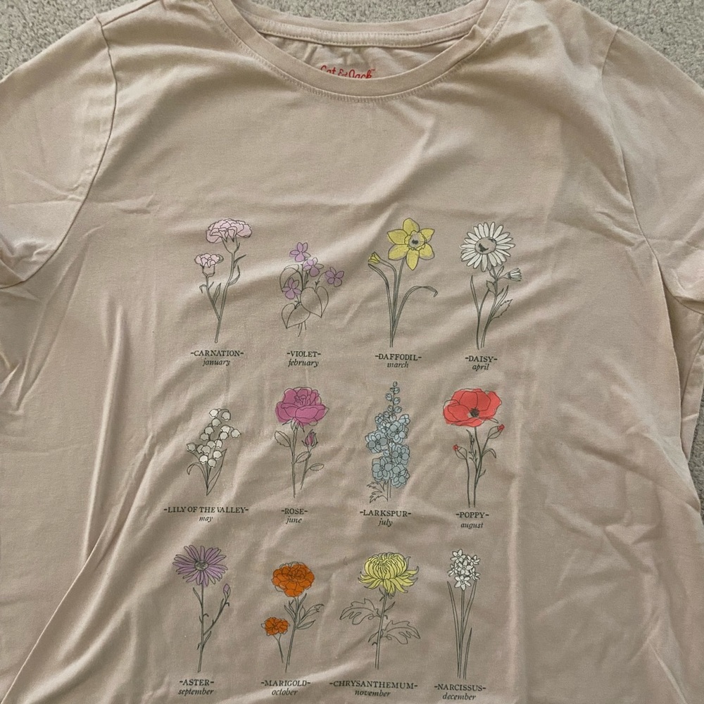 Cat & Jack girls shirt XXL